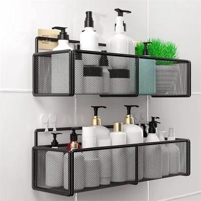 Shower Shelf Accessories Modern Matte Black Bathroom Shelves