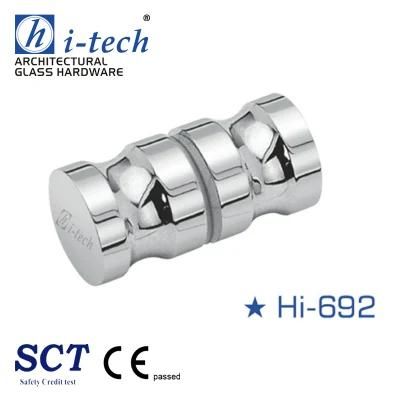 Hi Tech Metal Shower Room Glass Door Knobs