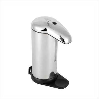 Desk-Mounted Smart Sensor Touch-Free Liquid Soap Dispenser Stainless Steel 250ml