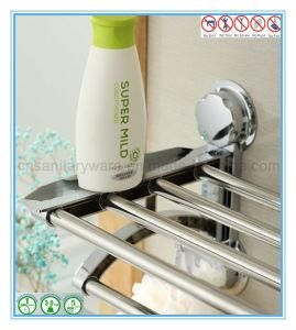 Suction Cup Bathroom Sanitary Stainless Steel Chromed Plated Towel Rack