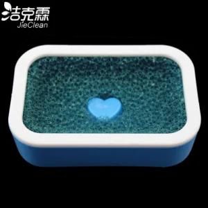 Plastic Soap Box with Mesh Sponge