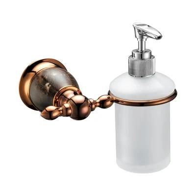 Refillable Chrome Plated Liquid Soap Dispenser Holder