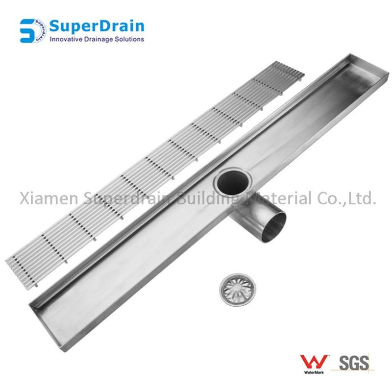 Stainless Steel Channel Wedge Wire Trench Drain Grate/ Swimming Pool Drain Cover/Channel Drain