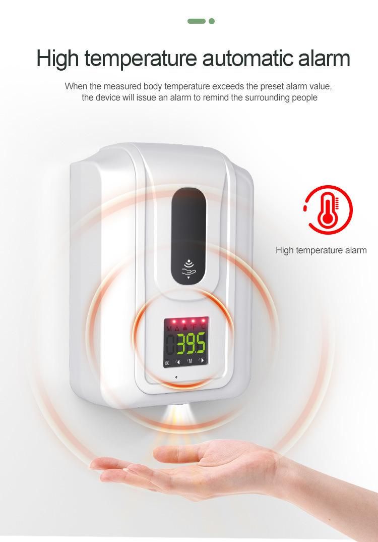 3000ml Soap Dispenser Sensor Dispenser with High Temperature Automatic Alarm