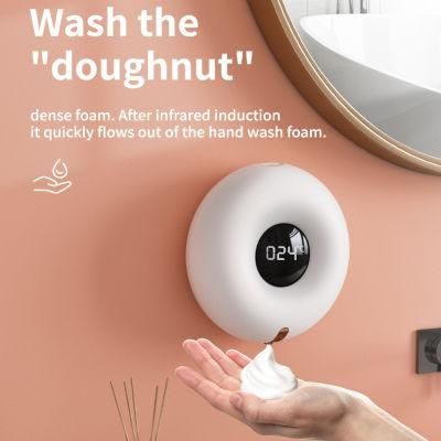 Automatic Soap Dispenser Foam Touch-Free Induction Automatic Dispenser Wall-Mounted Rechargeable Soap Dispenser