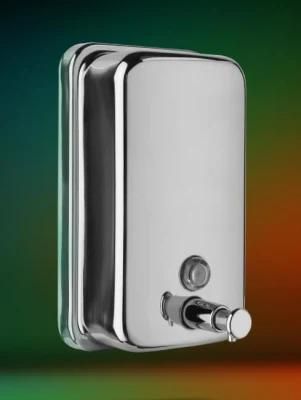 Bathroom Accessories Stainless Steel Traditional Wall-Mounted Soap Dispenser (500ml, 800ml, 1200ml)