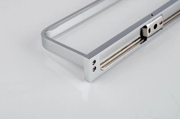 New Design Bathroom Accessories Solid Brass Polished Chrome Single Towel Bar Single Towel Rail Bathroom Towel Holder