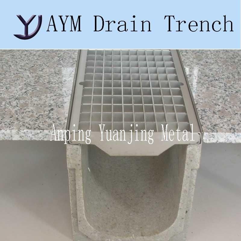 Stainless Steel Grating for Drain Trench, Trench Drain