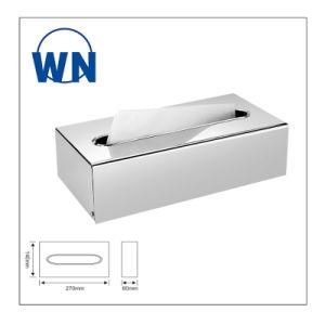 Furniture Fitting 304 Stainless Steel Table Tissue Paper Dispenser Napkin Box