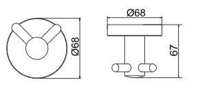Big Sale Bathroom Accessories Stainless Steel Rose Gold Robe Hook