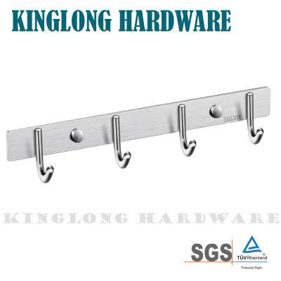 Stainless Steel Bathroom Hardware Accessory Kitchen Wall Hanging Over Door Clothes Robe Coat Hooks