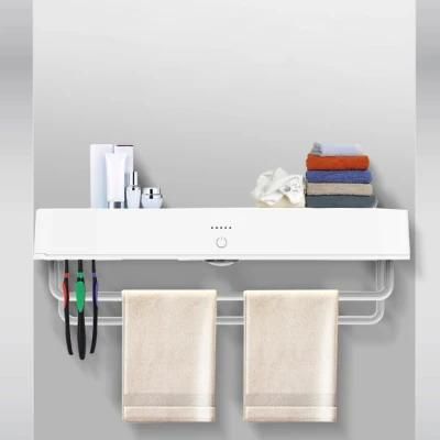Wall Mount UV Disinfection Intelligent Heating Towel Warmer Rack