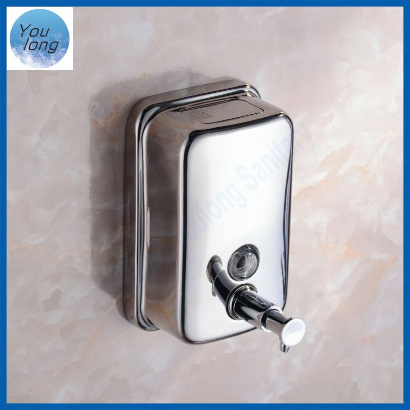 Bathroom Accessories Toilet Hotel Fitting Manual Soap Dispenser Ss Soap Dispenser