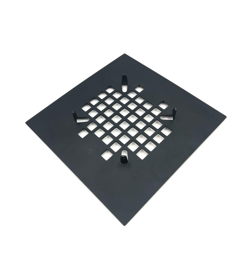 Stainless Steel 304 PVD Surface Square Shower Drain