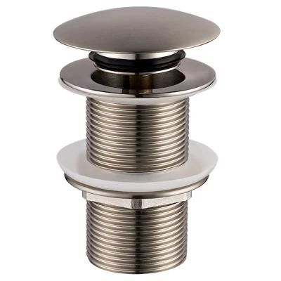 China Sanitary Ware Brushed Nickel Kitchen Drain Stopper Strainer with Mushroom Cap (ND519-BN)