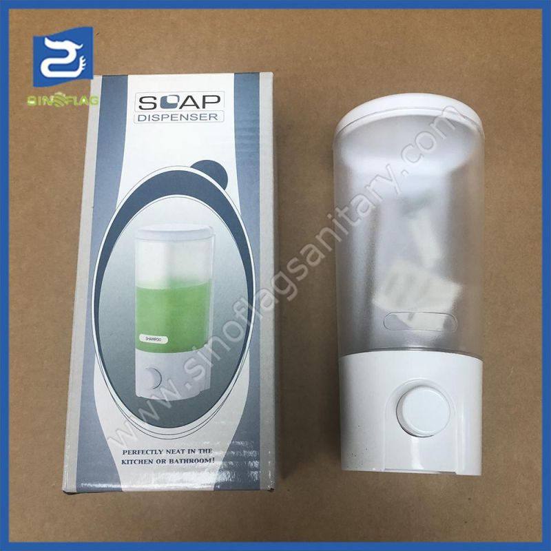 380ml ABS Plastic Liquid Manual Alcohol Soap Dispenser