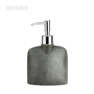 Factory Made Sandstone Resin Bathroom Accessories Manual Soap Dispenser