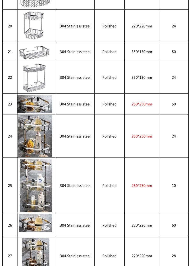 Bathroom Accessories Fitting Shower Caddy Organizer Storge Bath Croner Bath Caddies Bathroom Shelves Shower Shelf