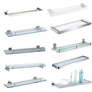 Wall Mounted New Style Bathroom Corner Glass Shelf 304 Stainless Steel