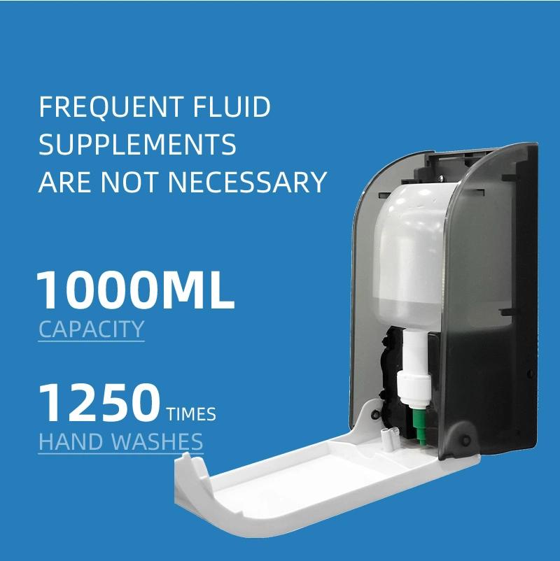 Hopsital 1000ml Automatic Liquid Foam Soap Dispenser with Alternative Dose
