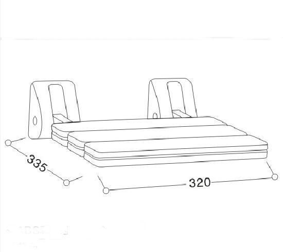 Lw-Bc-a Foldable ABS Bathroom Chairs