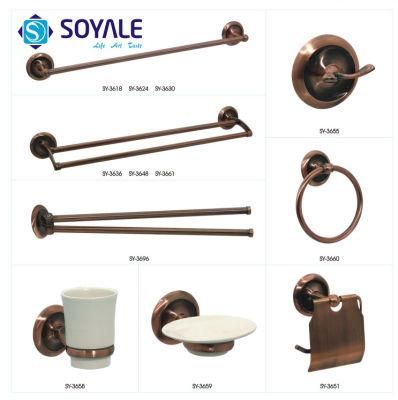 Zinc Alloy Bathroom Accessories Set with Antique Copper Finishing Sy-3600