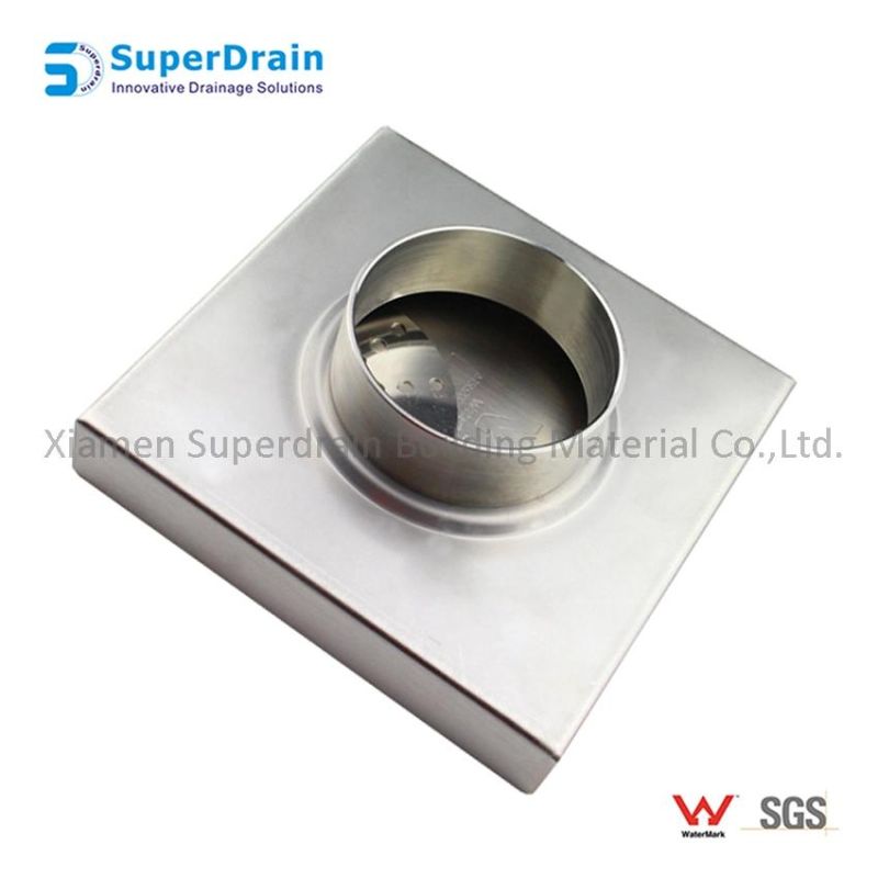 Stainless Steel Square Channel Shower Drain for Wet Room