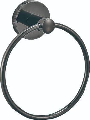 Big Sale Bathroom Accessories Stainless Steel Mirror Black Towel Ring