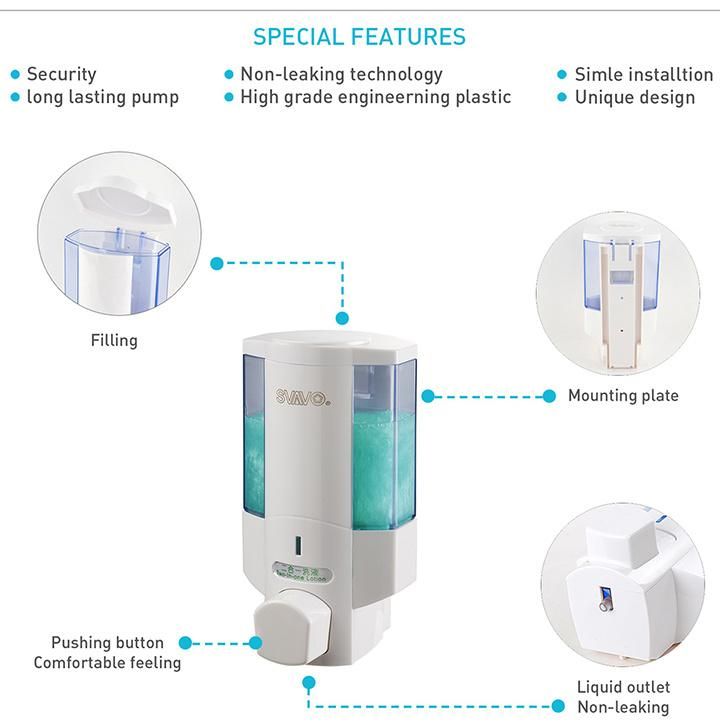 Wall Mount Soap Dispenser with Single-Tank (V-6101)