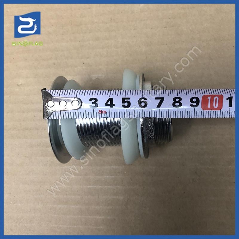 1 1/4 X 60 mm Brass Shaft Valve Drain with Plug Without Overflow