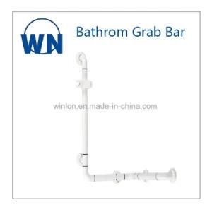Sanitary Ware Nylon Stainless Steel Shower Armrest Safety Grab Bar for Disabled Wn-06