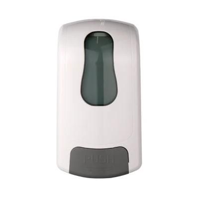 Plastic Wall Mounted 1000ml Manual Hand Sanitizer Liquid Soap Dispenser
