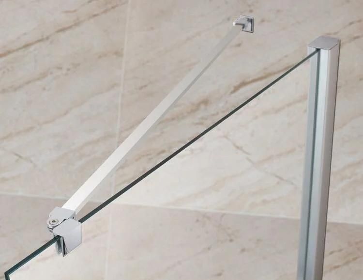 Customerize Shower Room Tempered Glass Door Support Rod Fitting