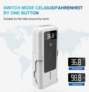 1000ml Automatic Soap Dispenser Wall Mount Thermometer for Hotel