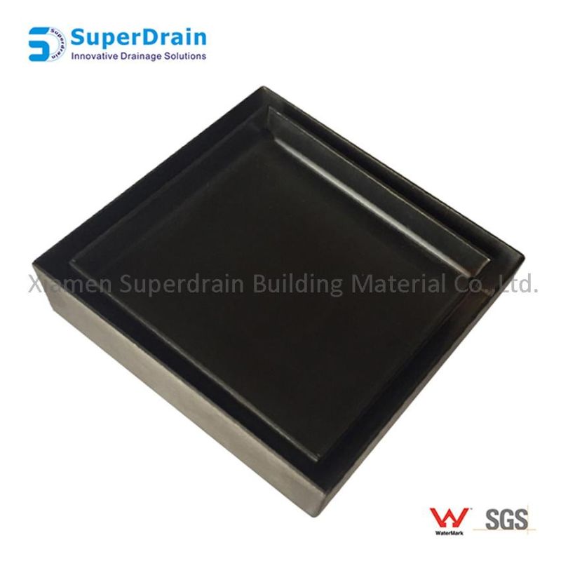 Bathroom Hotel Brass Shower Floor Drain with Removable Strainer