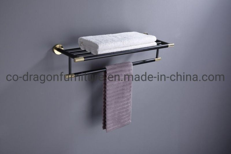Hot Sale Modern Stainless Steel Wall Mount Double Towel Bar