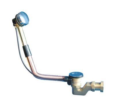 Brass Acrylic Steel Bathtub Waste Valve Handle-Controlled Bathtub Drainer