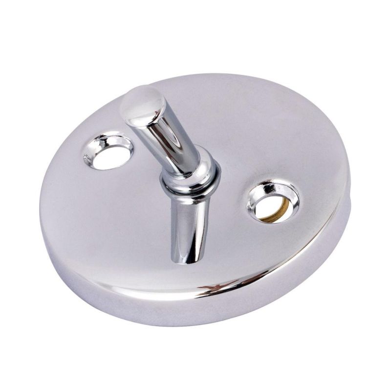 Brass High Quality Zinc Alloy Two Hole Plate, Plate Overflow Cp, Trip Lever