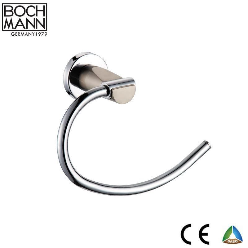 Bathroom Hardware Metal Half Round Shape Towel Ring