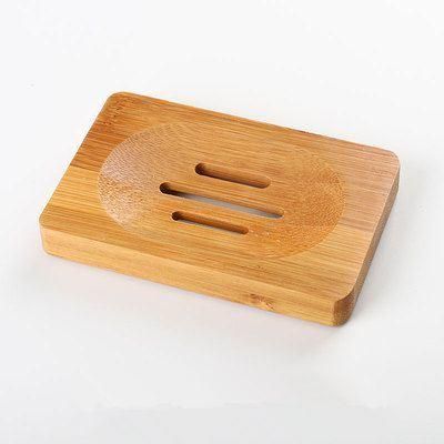 Natural Bamboo Wooden Shower Soap Dish Shower Case Holder