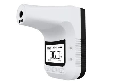 Wall Mounted AA Battery Operated USB Recahrgeable Digital Body Temperature Test Thermometer Scanner K3X