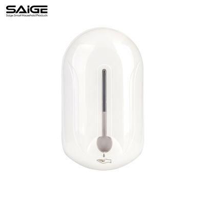 Saige 1100ml Wall Mounted Plastic Touchless Sensor Automatic White Hand Soap Dispenser