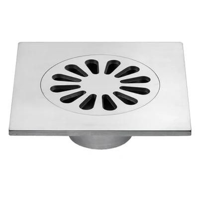 Stainless Steel Daisy Shape Short Floor Drain