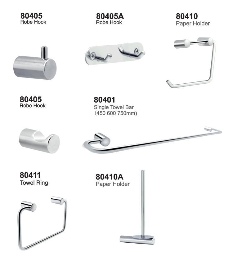 Bathroom Accessory Sets Towel Rack Towel Rack Stand Tissue Holder Cheap Sample Available Chrome Hotel Washroom Toilet Accessories 6 Piece Bathroom Accessories