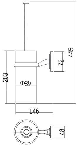 Bathroom Accessories Xt-6870 Stainless Steel and Zinc Alloy Bathroom Sets Brush Holder