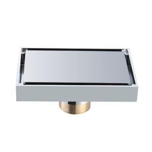 Chrome Brass 140*90 mm Floor Drain