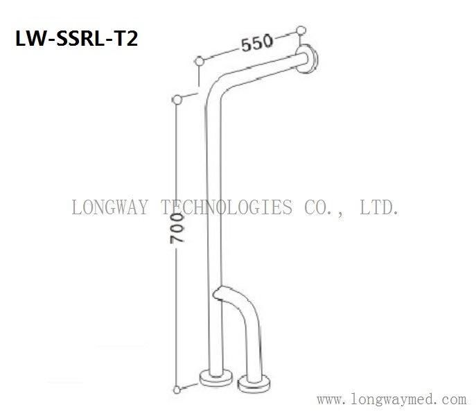 Lw-Ssrl-T Stainless Steel Grab Bar for Bathroom Safety