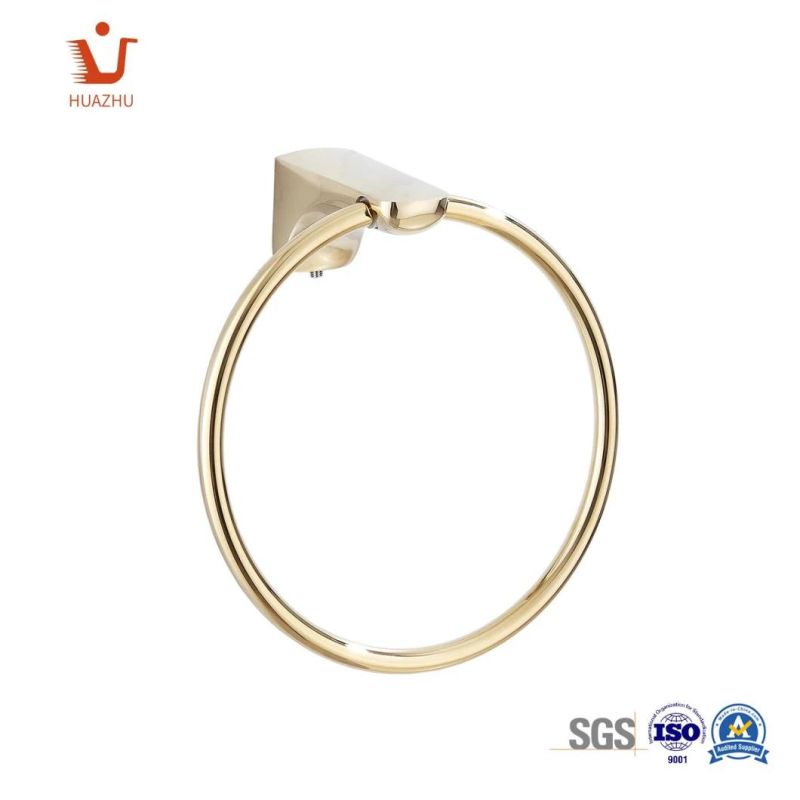 Modern Design Wall Mounted Towel Ring Zinc Alloy+SS201