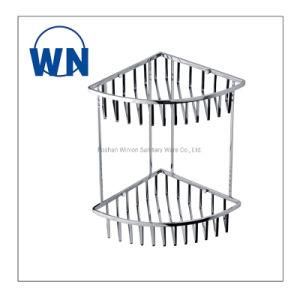 Bathroom Accessories Double Layers Stainless Steel Corner Shelves Wn-X01b