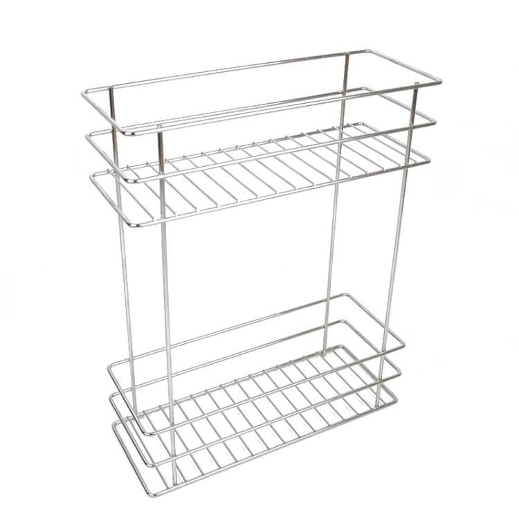 2 Tier Bathroom Rack 304 Stainless Steel Kitchen Storage Organizer Bathroom Shlef
